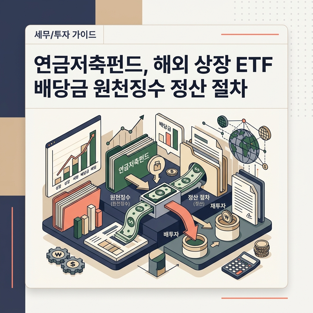 ai thumbnail branding 연금저축펀드 해외 상장 ETF 배당금 원천징수 정산 절차 1787894912