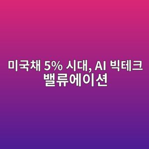 미국채 5% 시대, AI 빅테크 밸류에이션은 과거의 주식-채권 공식을 깰 수 있을까? 4 ebafb8eab5adecb184 5 ec8b9ceb8c80 ai ebb985ed858ced81ac ebb0b8eba598ec9790ec9db4ec8598 1787814385