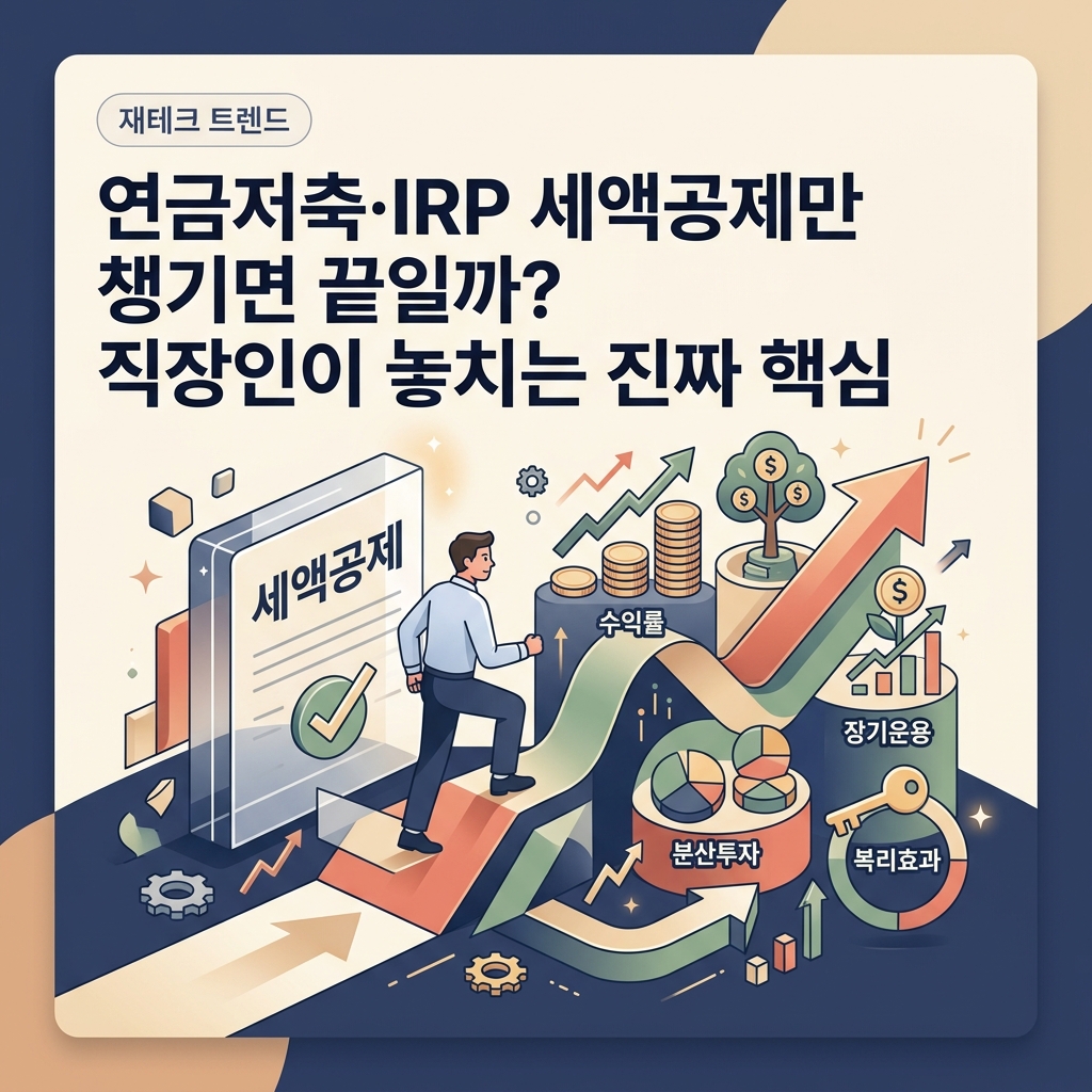 ai thumbnail branding 연금저축·IRP 세액공제만 챙기면 끝일까 직장인이 놓치는 진짜 핵심 1789421352