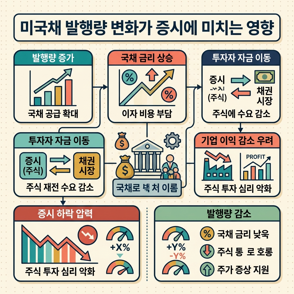 ai thumbnail infographic 미국채 발행량 변화가 증시에 미치는 영향 1788514990