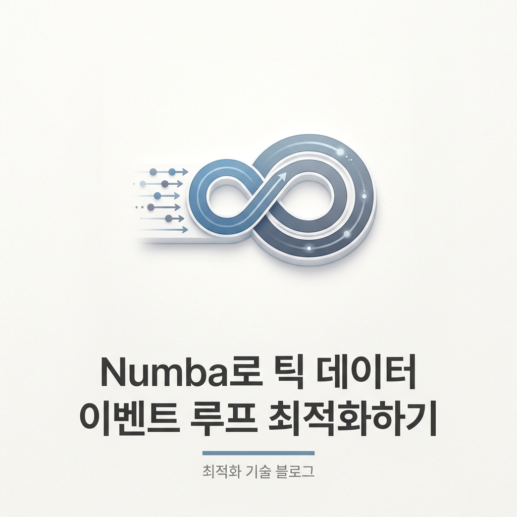ai thumbnail minimal Numba로 틱 데이터 이벤트 루프 최적화하기 1789701510