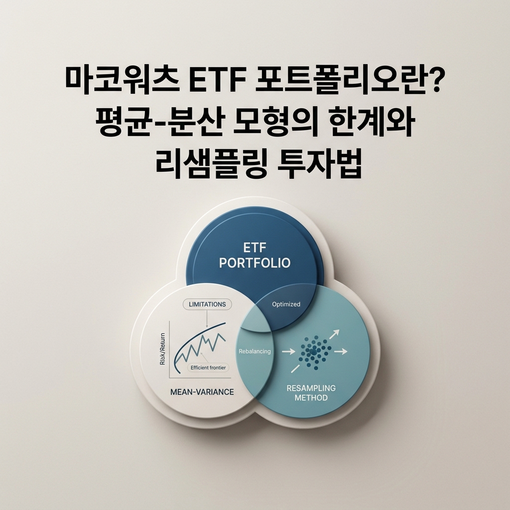ai thumbnail minimal 마코워츠 ETF 포트폴리오란 평균 분산 모형의 한계와 리샘플링 투자법 1789909686