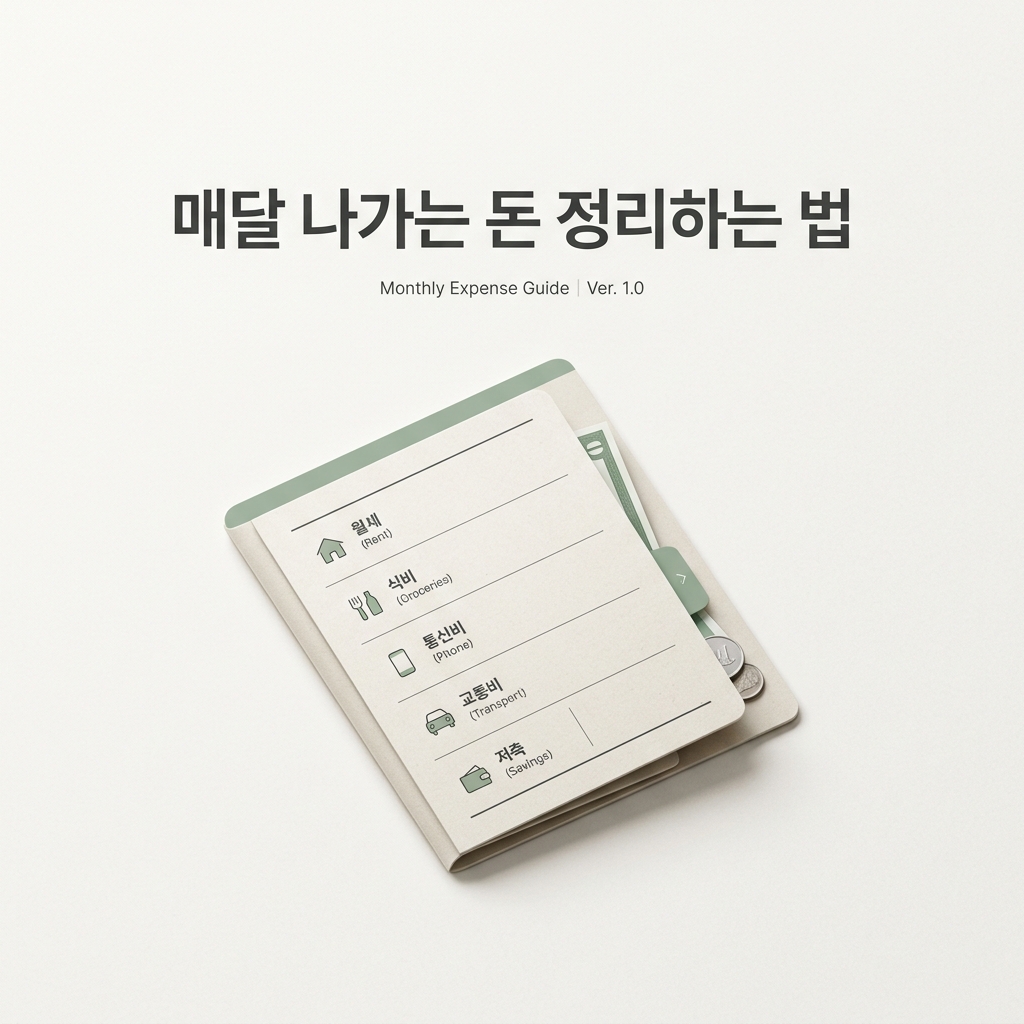 ai thumbnail minimal 매달 나가는 돈 정리하는 법 1789700645