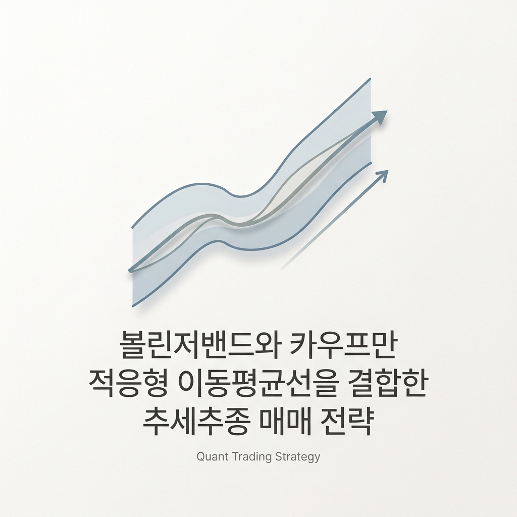 ai thumbnail minimal 볼린저밴드와 카우프만 적응형 이동평균선을 결합한 추세추종 매매 전략 1789378901