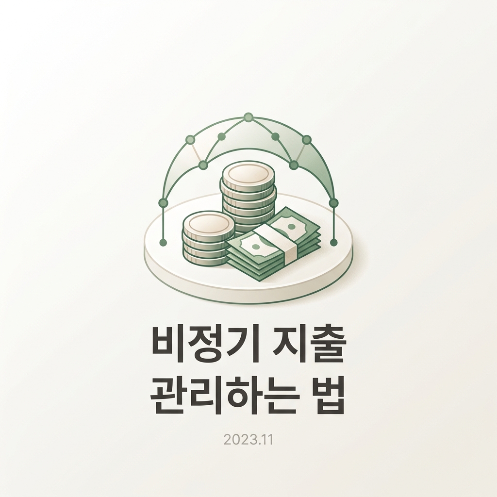 ai thumbnail minimal 비정기 지출 관리하는 법 1789695547