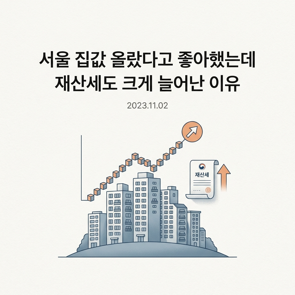 ai thumbnail minimal 서울 집값 올랐다고 좋아했는데 재산세도 크게 늘어난 이유 1790127236