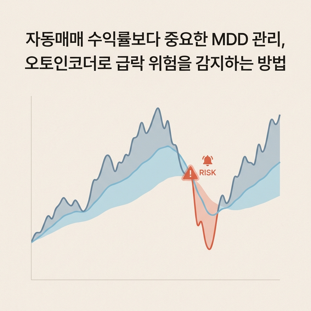 ai thumbnail minimal 자동매매 수익률보다 중요한 MDD 관리 오토인코더로 급락 위험을 감지하는 방법 1789619773