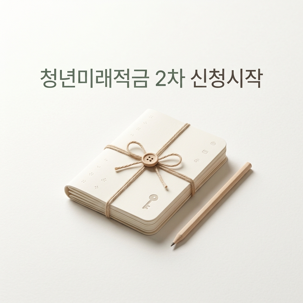ai thumbnail minimal 청년미래적금 2차 신청시작 1789644748