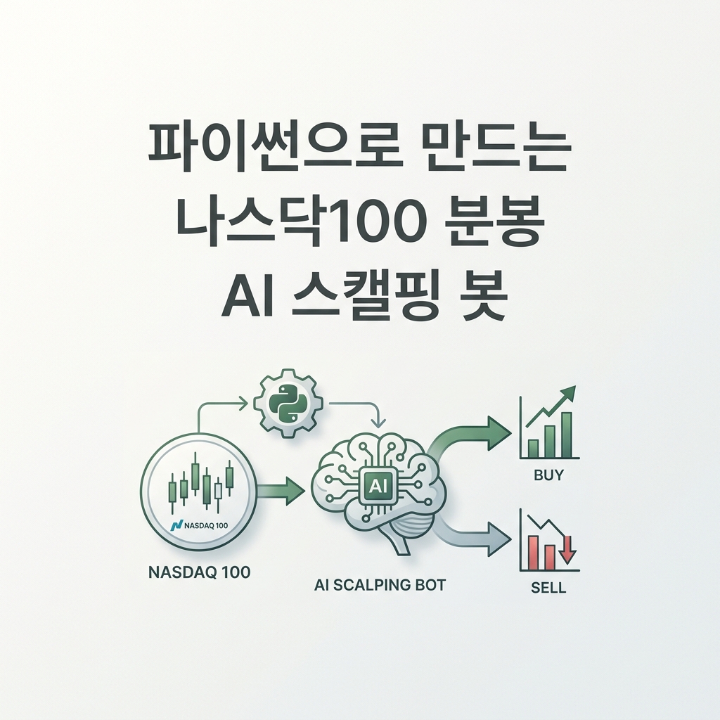 ai thumbnail minimal 파이썬으로 만드는 나스닥100 분봉 AI 스캘핑 봇 1789596764
