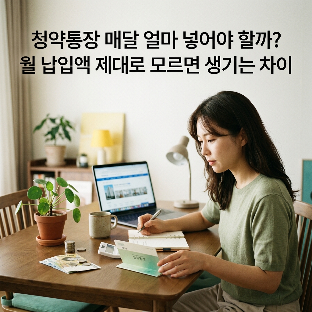 ai thumbnail photography 청약통장 매달 얼마 넣어야 할까 월 납입액 제대로 모르면 생기는 차이 1790134506