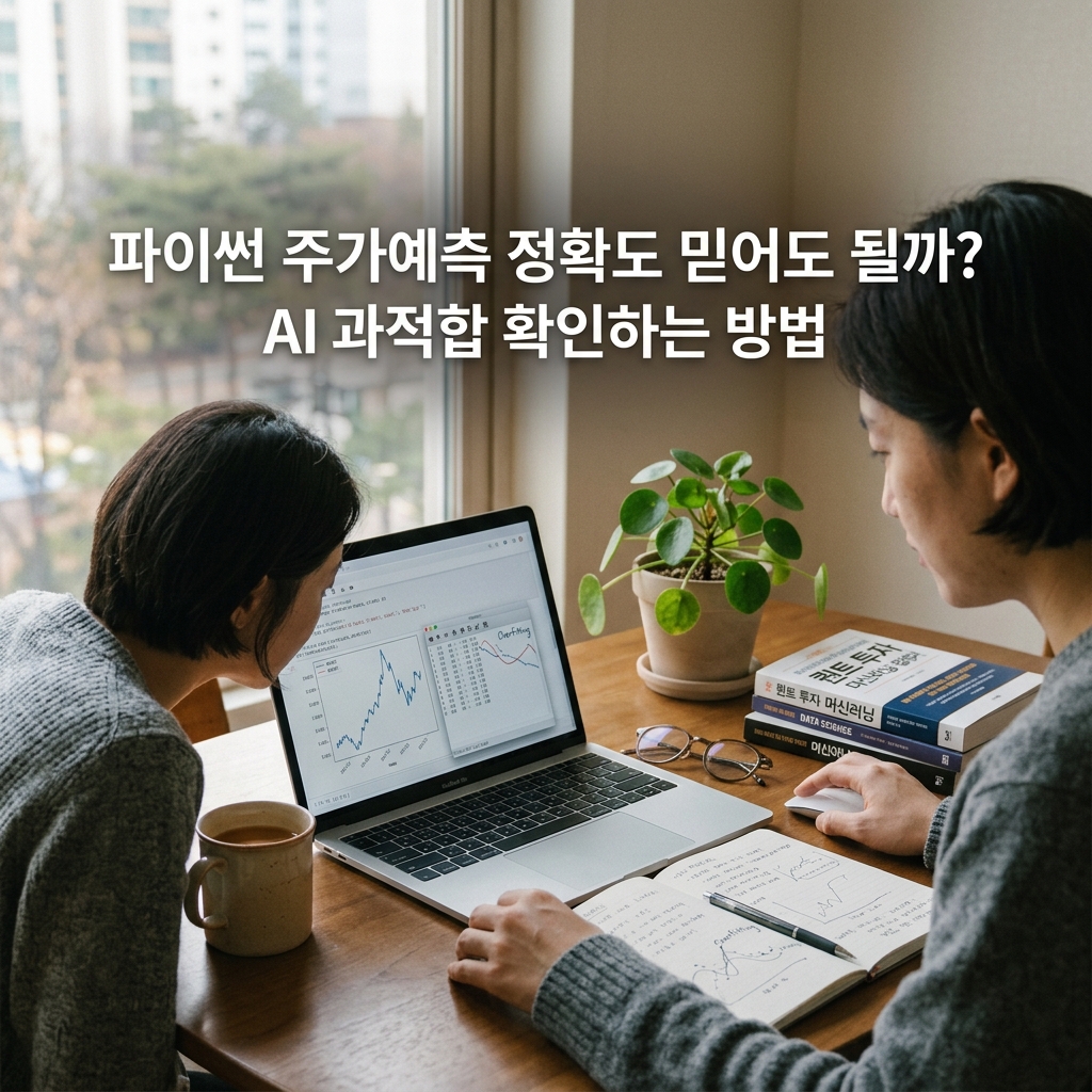 ai thumbnail photography 파이썬 주가예측 정확도 믿어도 될까 AI 과적합 확인하는 방법 1790239037