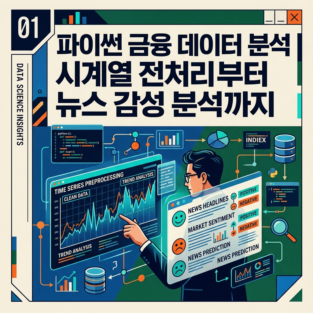 ai thumbnail poster 파이썬 금융 데이터 분석 시계열 전처리부터 뉴스 감성 분석까지 1789200096